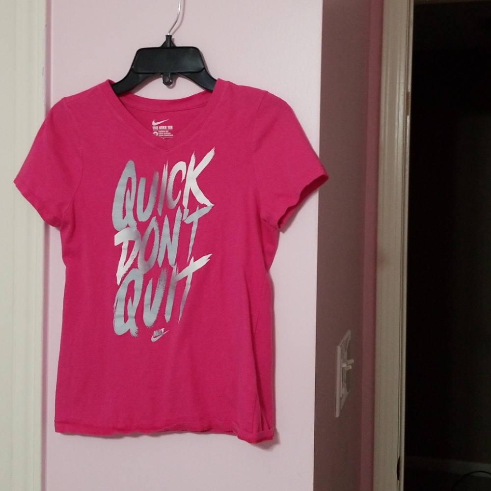 Girls pink Nike shirt